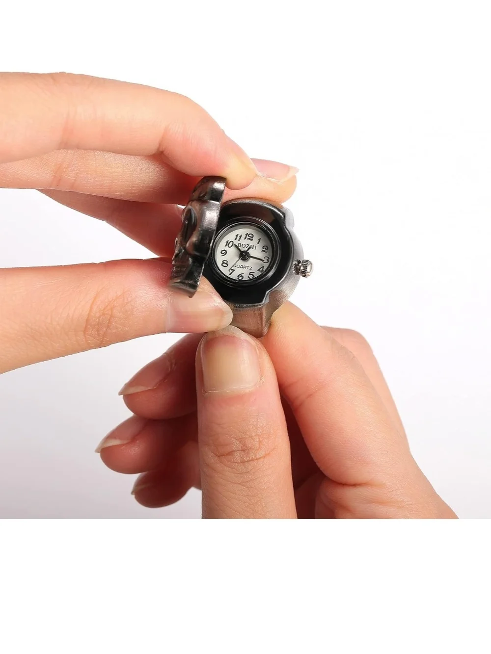 Men's Skull Ring Watch with Red Eyes -